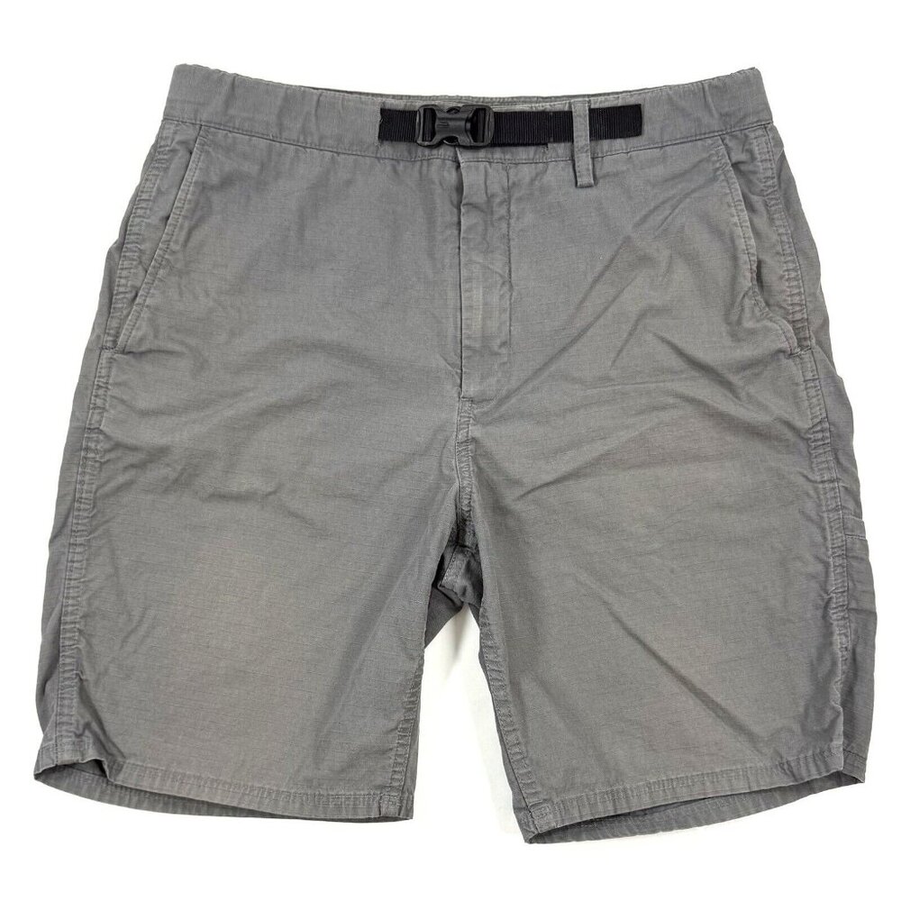 Norse Projects Shorts Mens Size 31 Laurits Cotton Ripstop Gray Belted Outdoor
